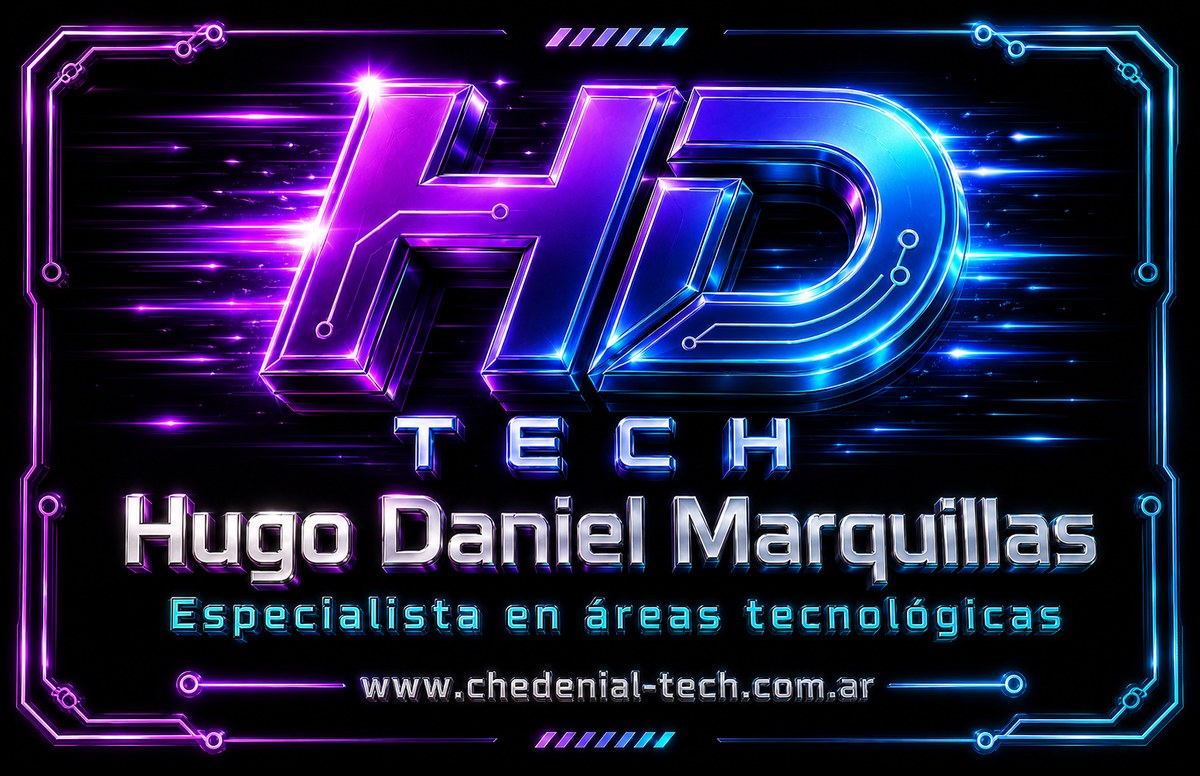 Frente de la tarjeta personal Chedenial Tech